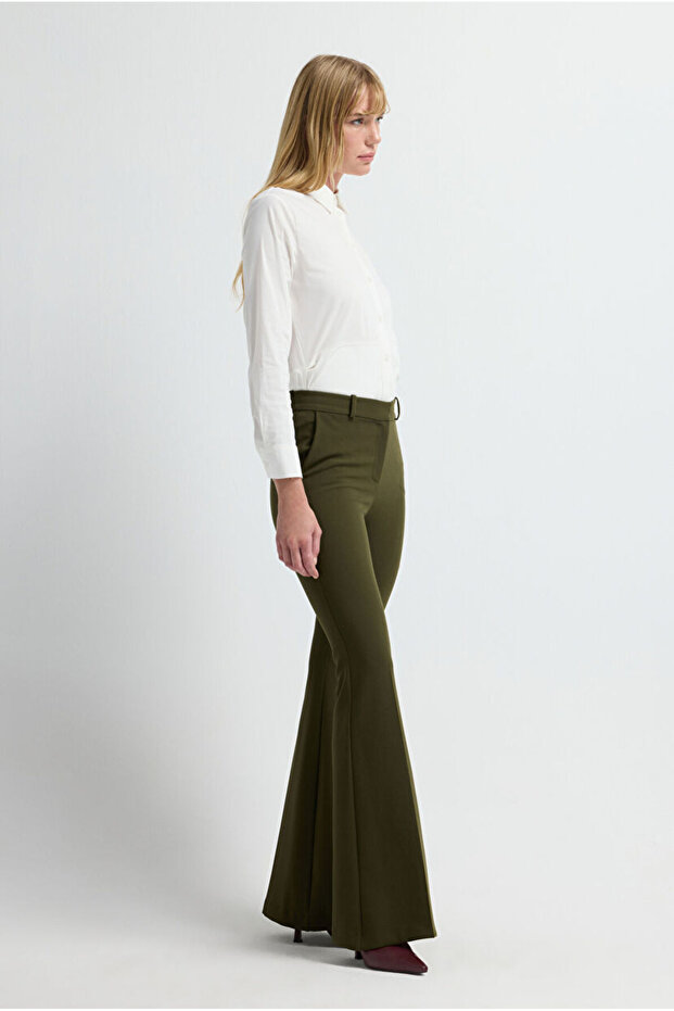 İspanyol Paça Pantolon - 4