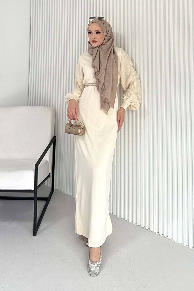 Basic Triko Elbise 70-2421 - 6