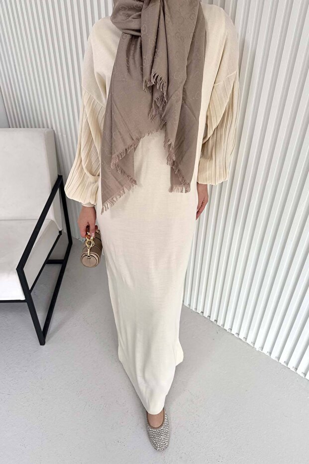 Basic Triko Elbise 70-2421 - 9