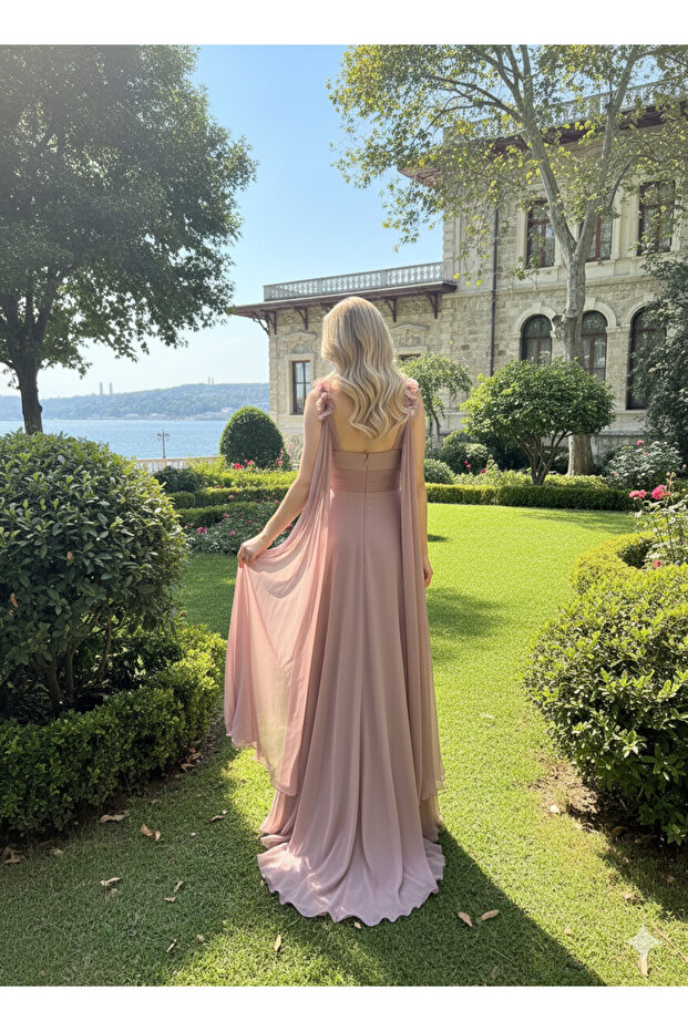 ŞİFON ABİYE ELBİSE - 2