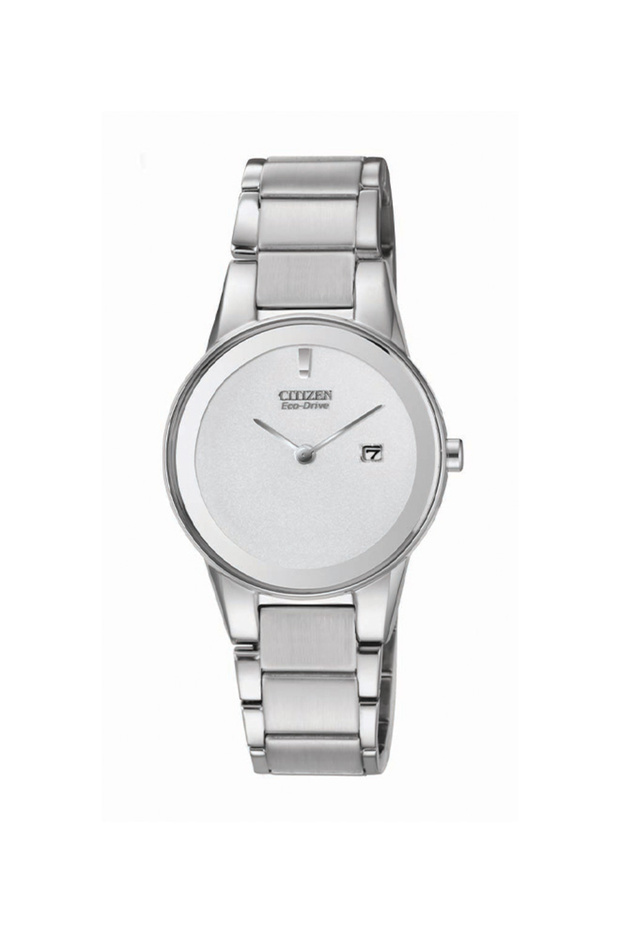 ساعة نسائية تناظرية بمينا فضي - GA1050-51A