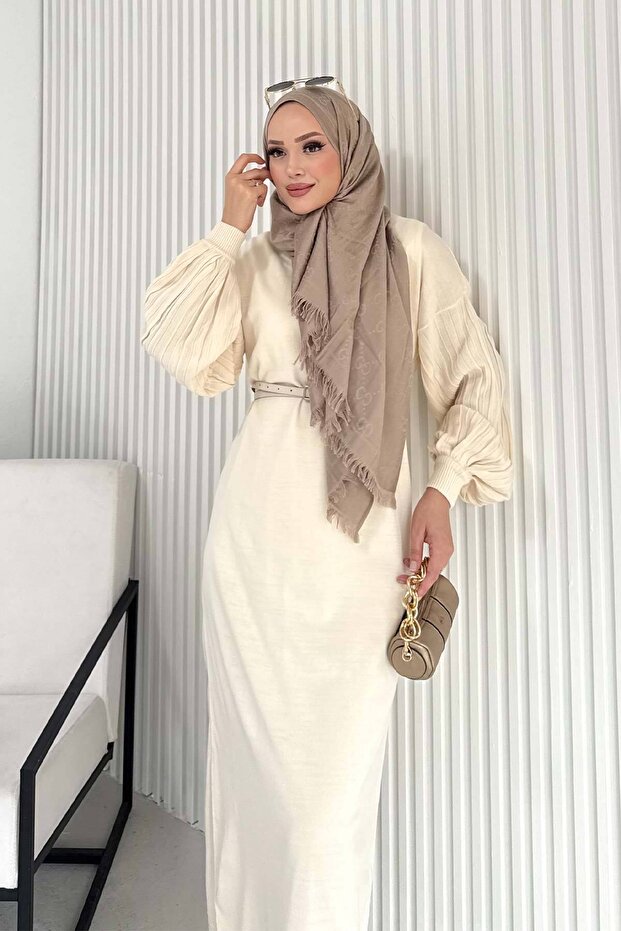 Basic Triko Elbise 70-2421 - 7