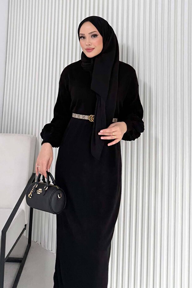 Basic Triko Elbise 70-2421 - 6