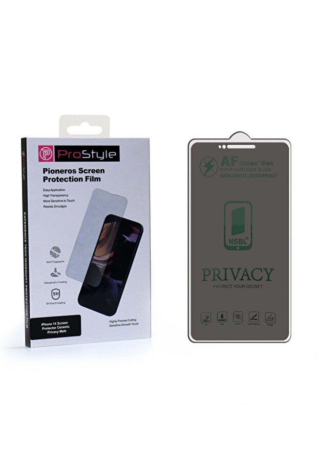 iPhone 14 Privacy Screen Protector 6.1" – Anti-Spy Tempered Glass for iPhone 14