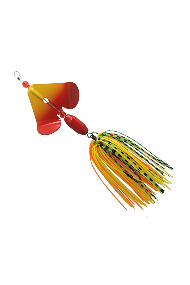 01 orange 2022 New arrival Mycena 18G spinner bait fishing lure pinwheel Blade Chatter bait Dancer