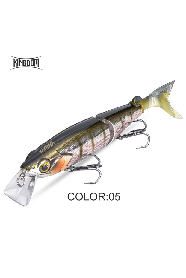 17.5g 120mm 9503-05 Multi Jointed Minnow Lures 120mm 17.5g Floating Surface Hard Bai