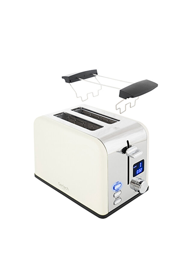 GERLACH GL 3221 CREAM TOASTER WITH LCD DISPLAY - 4