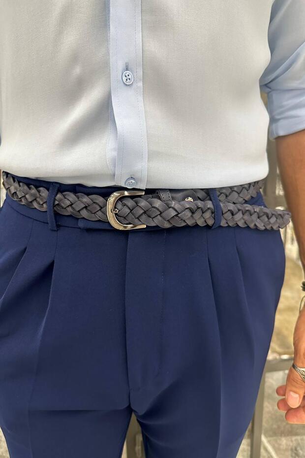 PİLELİ GENİŞ PAÇA PANTOLON - 2