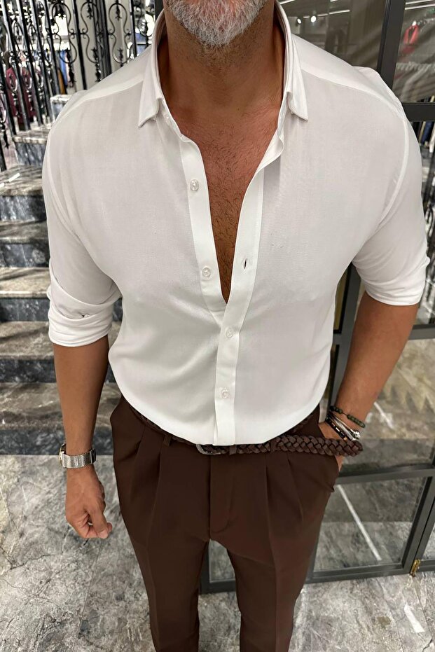 GİZLİ DÜĞMELİ GÖMLEK - 2