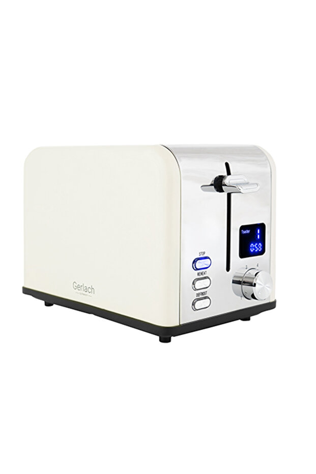 GERLACH GL 3221 CREAM TOASTER WITH LCD DISPLAY - 3