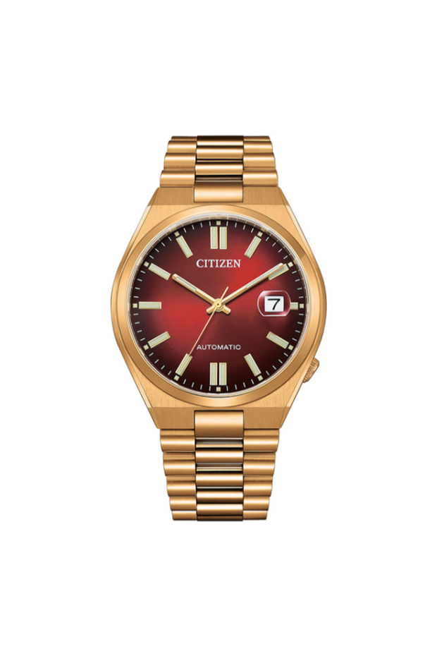 Men's Automatic Red Dial Watch - NJ0153-82X