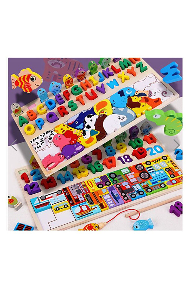 Joc lemn logaritmic educational - 1