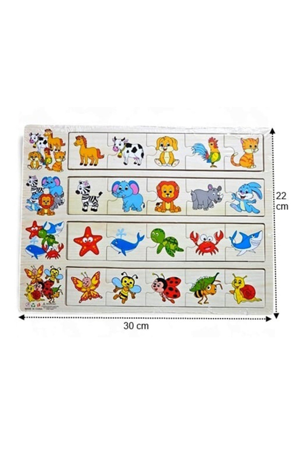 Set 2 Puzzle lemn asocieri - 3