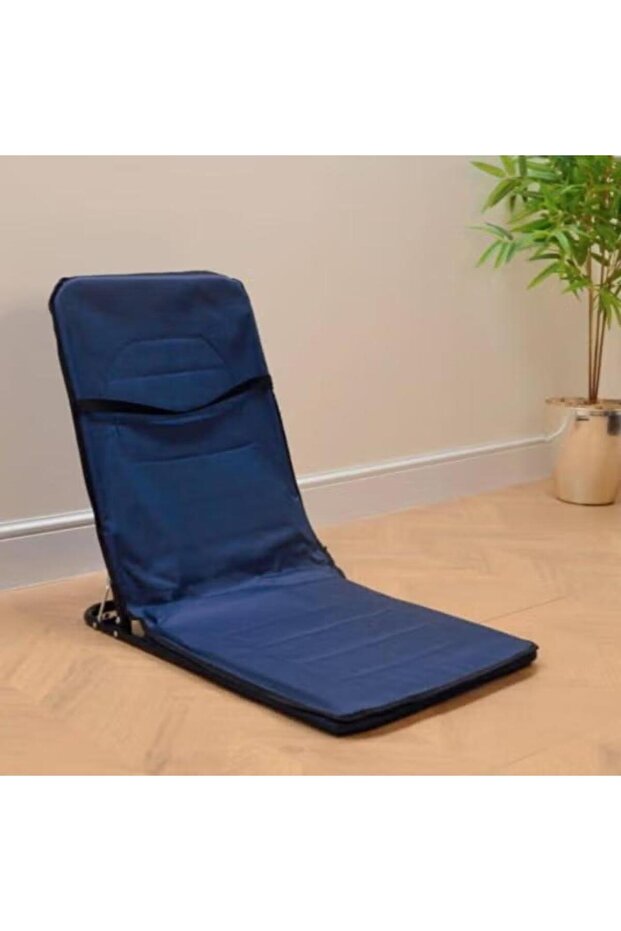Traditional Arabic folding floor chair with adjustable backrest, comfortable and lightweight, ideal for travel, camping and picnics - 1