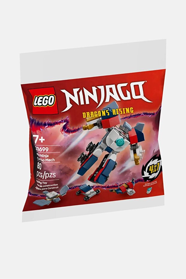 80 Pcs Ninjago 30699 Mini Ninja Combo Mech - 1