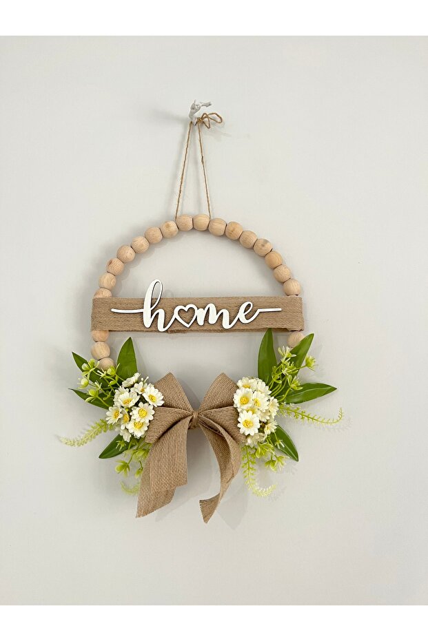 Jüt şerit papatya kapı süsü - 1