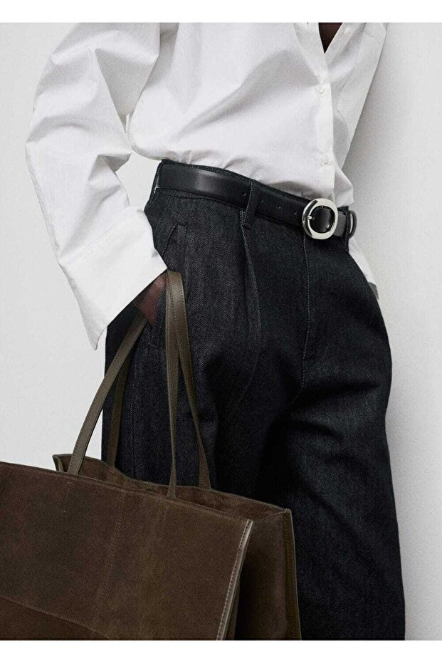 Weit geschnittene Jeanshose - 6