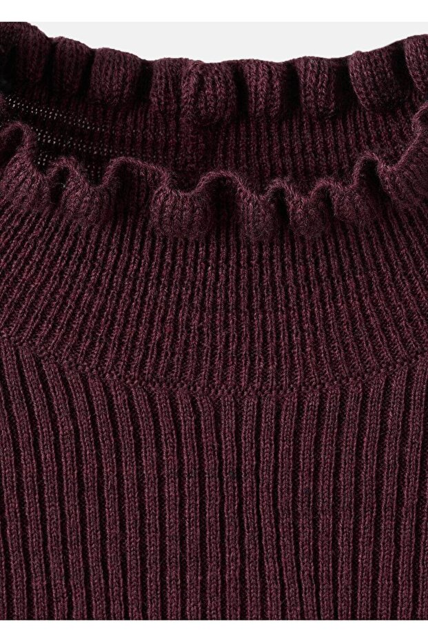 Pullover mit gewellten Kanten - 5