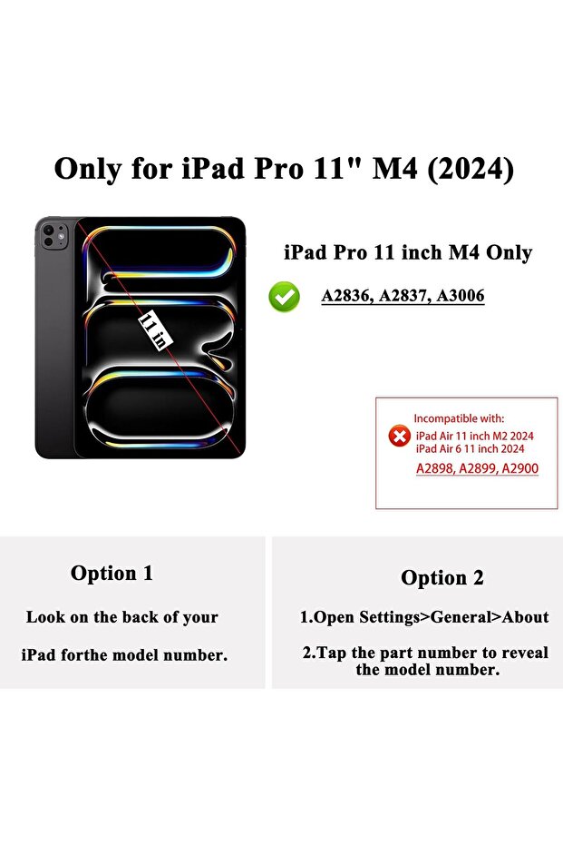 Keyboard Case for iPad Pro 11 inch 2024 (M4) with Trackpad & RGB Backlit - 2