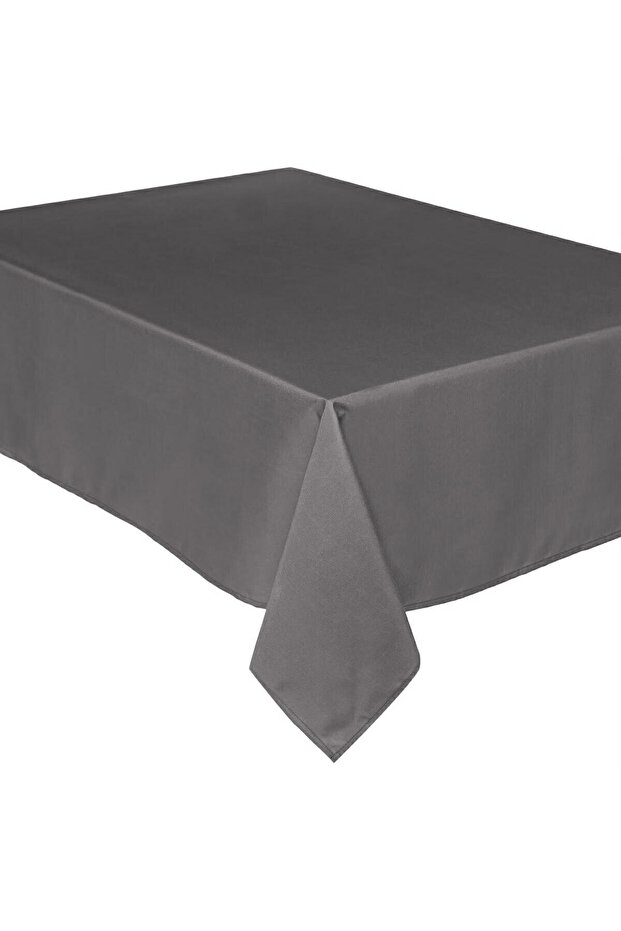 FIRE RESISTANT TABLECLOTH 240x140cm light gray rectangular - 1