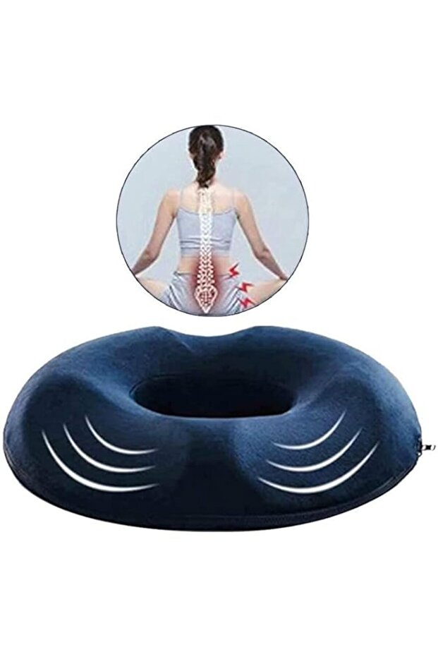 وسادة دونات من FDTY لتخفيف آلام عظم الذنب والبواسير، وسادة دونات من إسفنج الذاكرة لعصب عرق النسا - 1