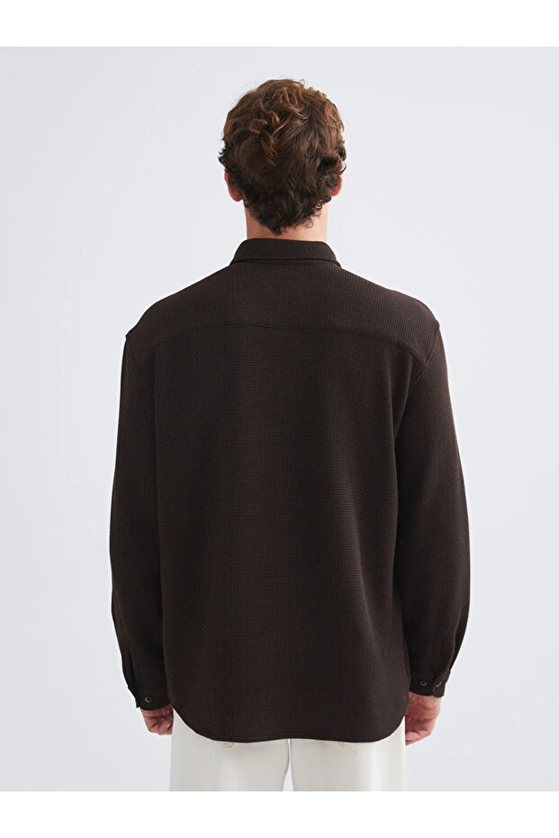 Regular Fit Uzun Kollu Erkek Gömlek - 2