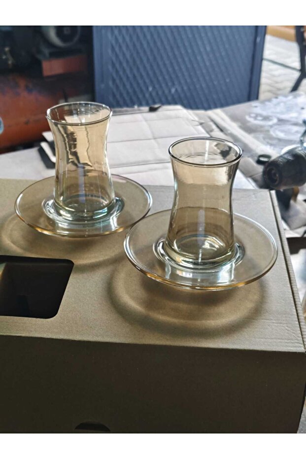 Bal rengi çay seti - 2