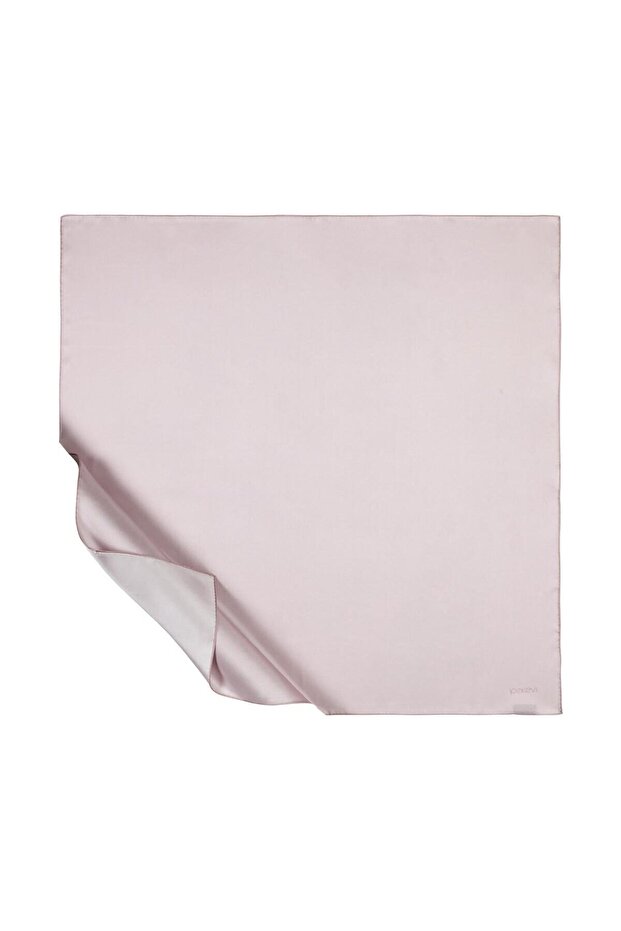 Eșarfă de mătase Tivil liliac simplă - 1