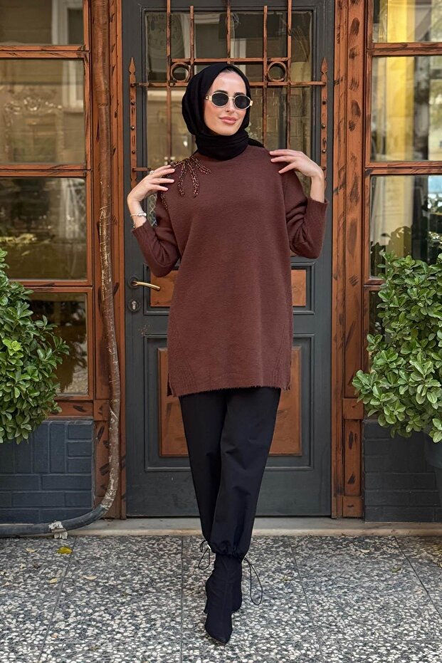 Triko Tunik MA30.06 Kahve - 1