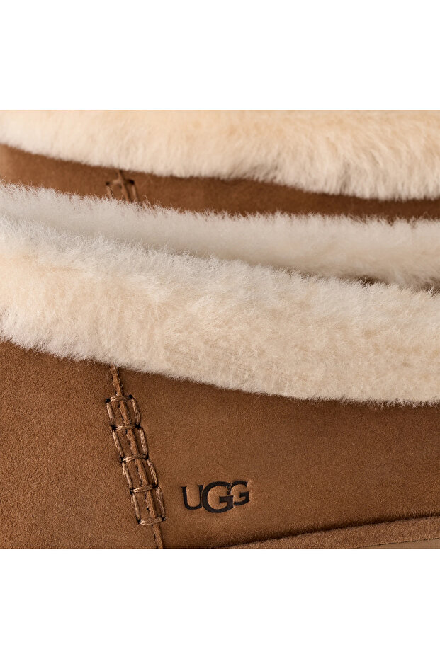 Kadın Koyun Derisi Çorap Astarı EVA Dıış Taban Taba Bot & Bootie 1178111-CHESTNUT - 7