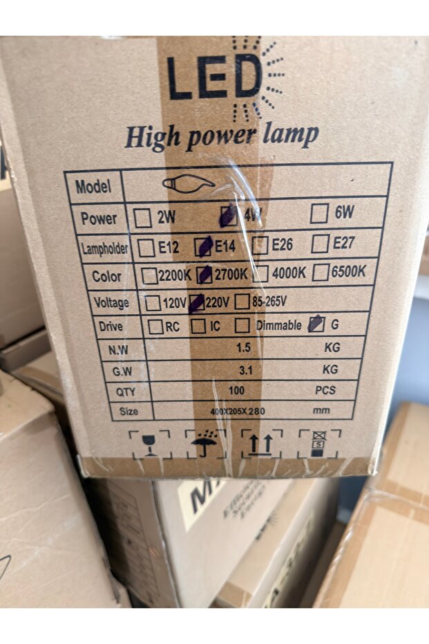 Bec E14 LED 4w Set 3 bucăți - 4