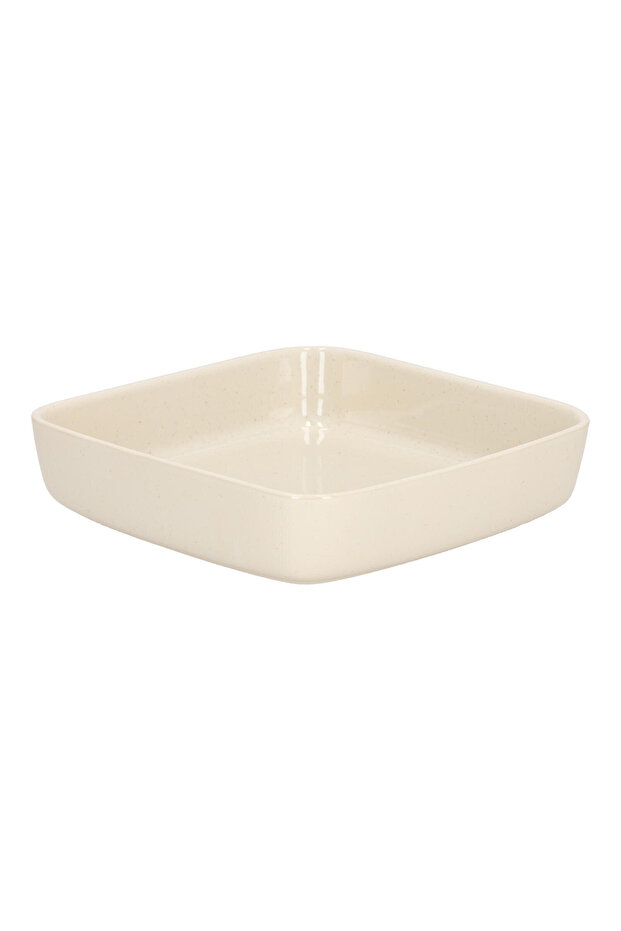 Gomera deep platter, white, square - 2