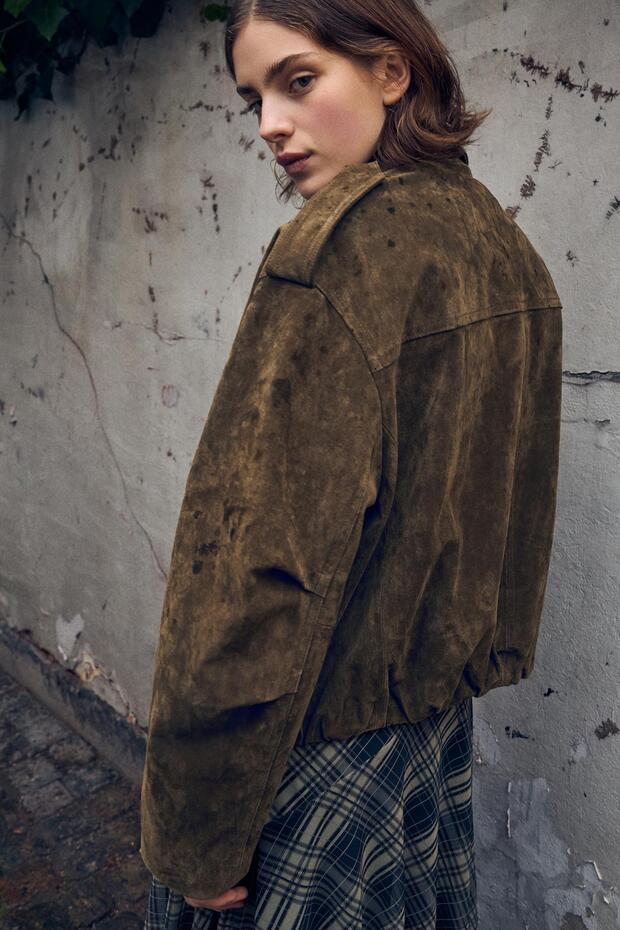 Süet deri ceket - 3