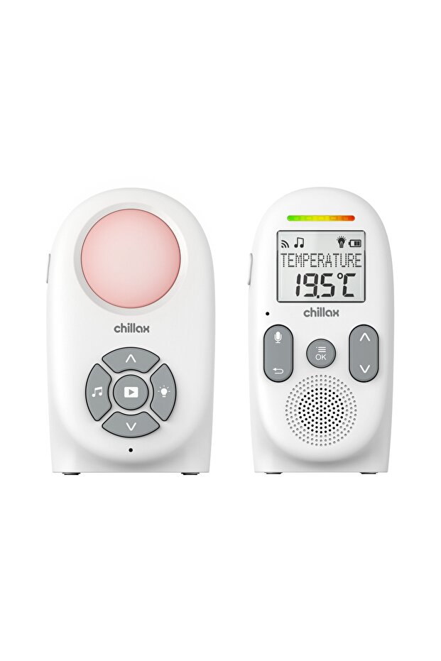 CB260 Digital Audio Baby Monitor with LCD Display, Temperature Sensor, Nightlight, Smart ECO Mode
