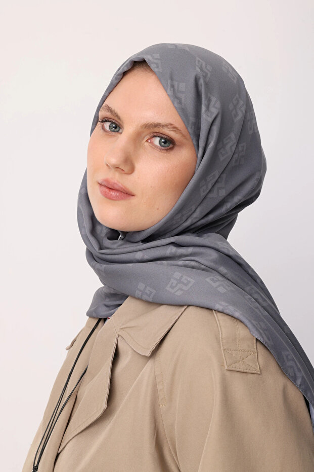 Elibelinde Patterned Sakura Silk Shawl - 2