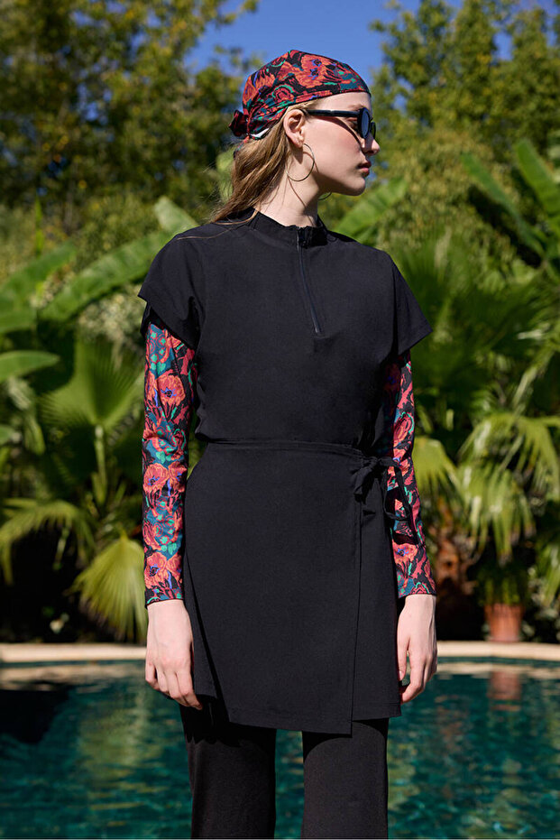 SİYAH ANVELOP TESETTÜR MAYO JİLE - 2