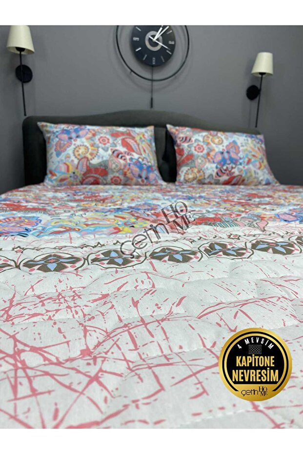 Çift Kişilik Kapitone Pike Seti 4 Mevsim Samba - 5