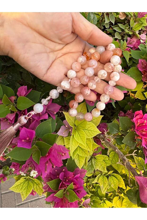 Sakura Agate Misbaha ( Tasibh)
