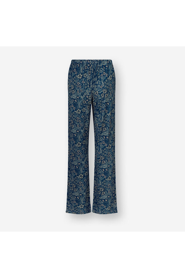 Blake Mavi Viscose Pantolon - 5