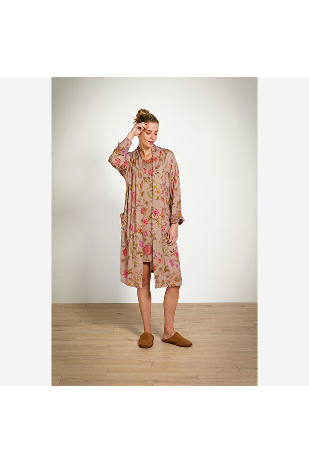 Nisha Bej Viscose Kimono - 4