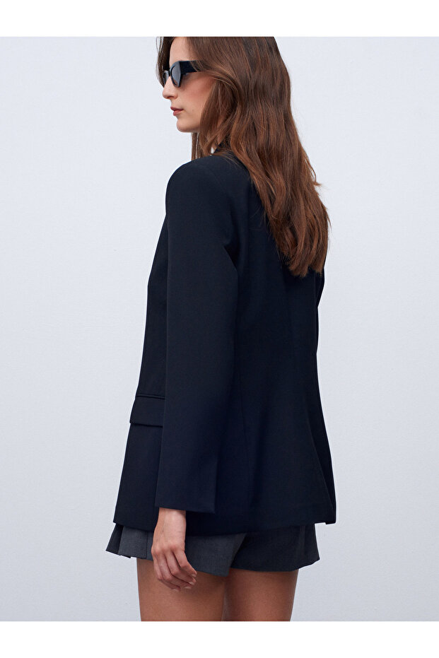 60775 Blazer Ceket-Siyah - 2