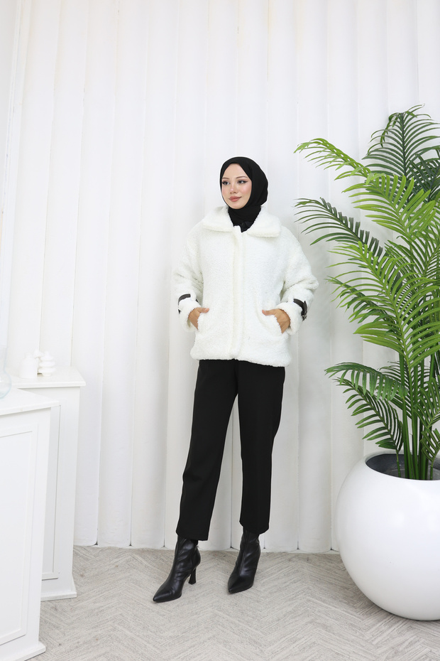 Zippered Teddyy Jacket - 1