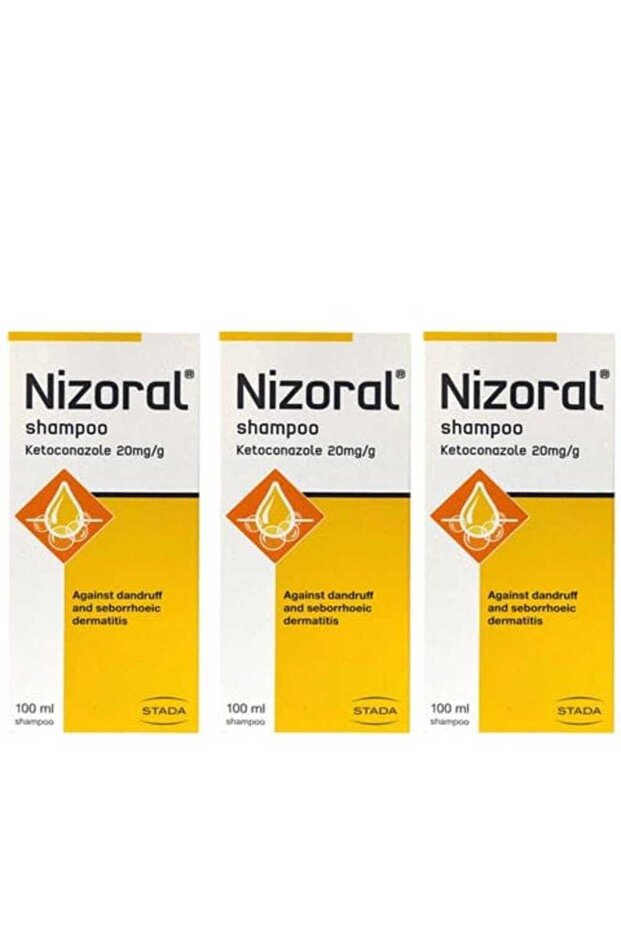 Nizoral Anti-Dandruff Shampoo, 100ml - Pack of 3
