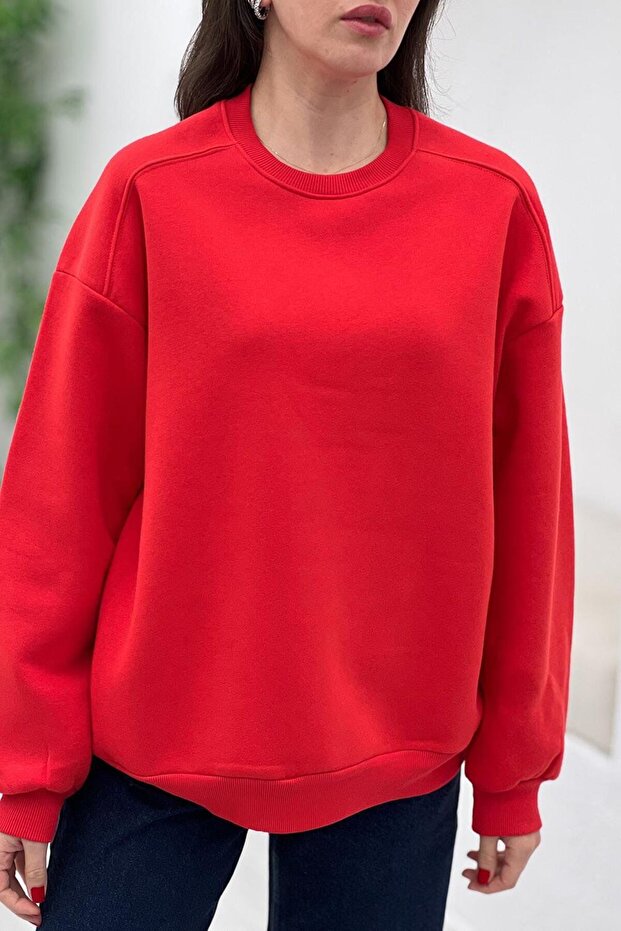 البلوز اللون الصلبة - 1