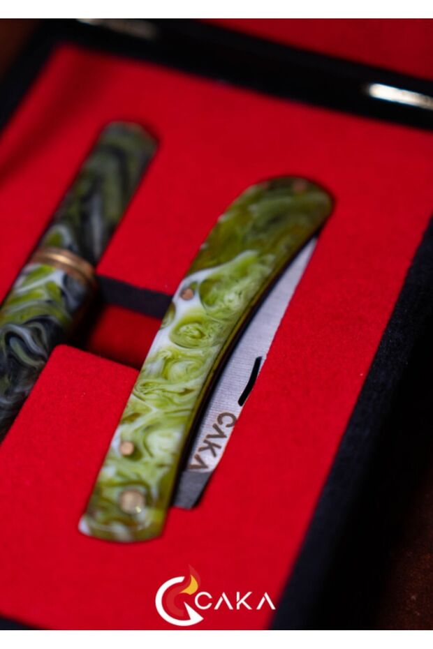 ORIGIN Premium Çakı & Çakmak Seti (Yeşil Serisi) - 3