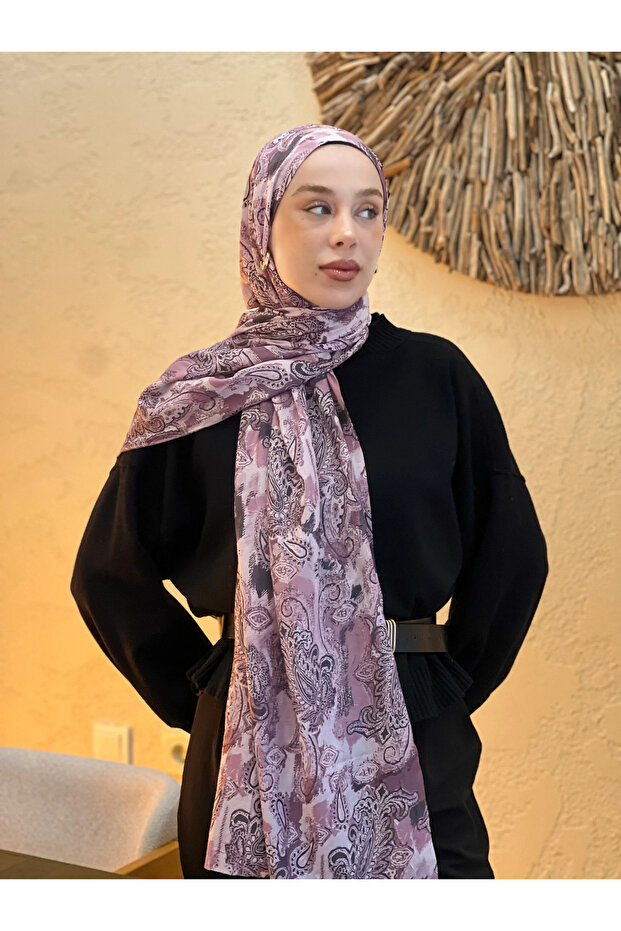 Bambu Şal Abstract Ethnic Desen - 5