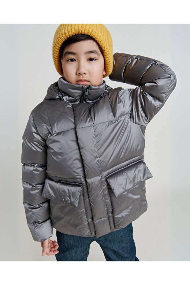 UNISEX SILVER GOOSE DOWN JACKET - 4