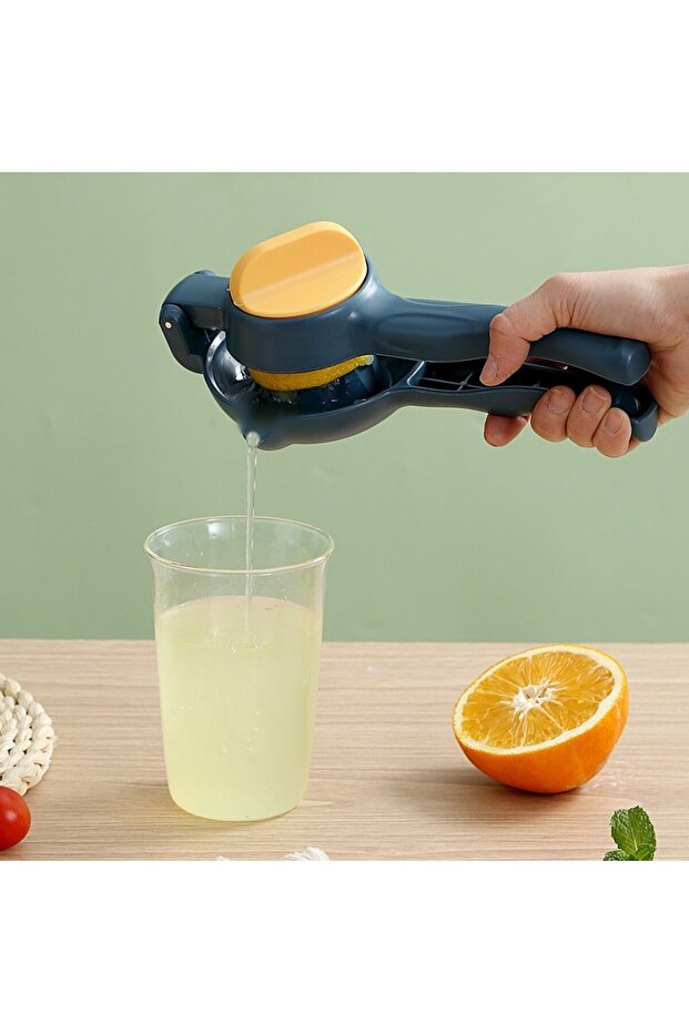 Manual Citrus Juicer, Flippy, for Lemons and Oranges, Dual Action, Easy to Use, Sturdy ABS Material, - 2