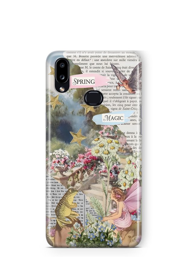 Samsung Galaxy A10S Compatible Spring Magic Patterned Transparent Phone Case