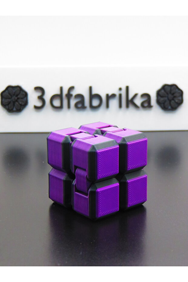 Purple Vortex Infinity Cube – Mor Enerjili Sonsuz Küp
